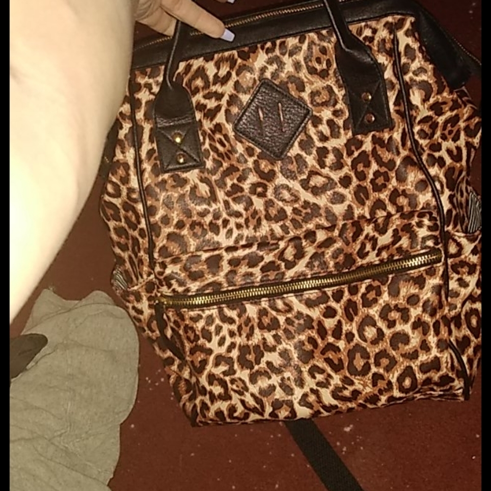 Cheetah bookbag